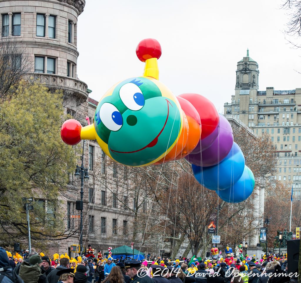 Wiggle Worm Balloon at Macy’s Thanksgiving Day Parade