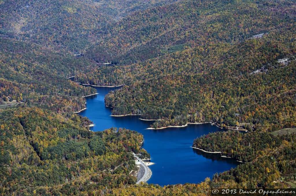 Wolf Creek Lake in Nantahala National Forest