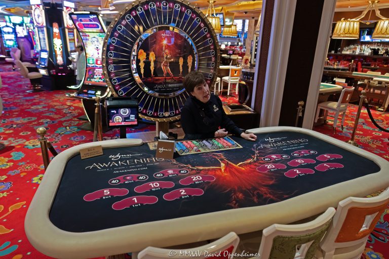 Wynn Las Vegas Casino Big 6 Wheel table game in Las Vegas, Nevada – © 2025 David Oppenheimer – Performance Impressions casino photography archives – https://performanceimpressions.com Wynn Casino, Wynn Las Vegas, Big 6 Wheel, Big 6, casino, chips, casino chips, gaming, play, betting, odds, win, gambling, wager, bet, luck, gamble, 3355 S Las Vegas Blvd, 89109, Wynn, Encore, Encore Las Vegas, Encore Resort, Encore Casino, Encore Vegas, Encore at Wynn, Wynn Vegas, Wynn Resort, Wynn Resorts, 3131 Las Vegas Blvd S, 89109, hotel, resort, WYNN, WYNN stock, five star, luxury, Las Vegas, Vegas, Las Vegas Strip, table game, casino floor, entertainment, dealer, spin, wheel, fortune, edge, house edge, thrill, risk, entice, lure, luxury gaming, Nevada casino, vacation, branding, escape, dream, art, fine art, artwork, Nevada, Nevada photography, casino art, art, wall art, United States, horizontal, color, 1-14993092111