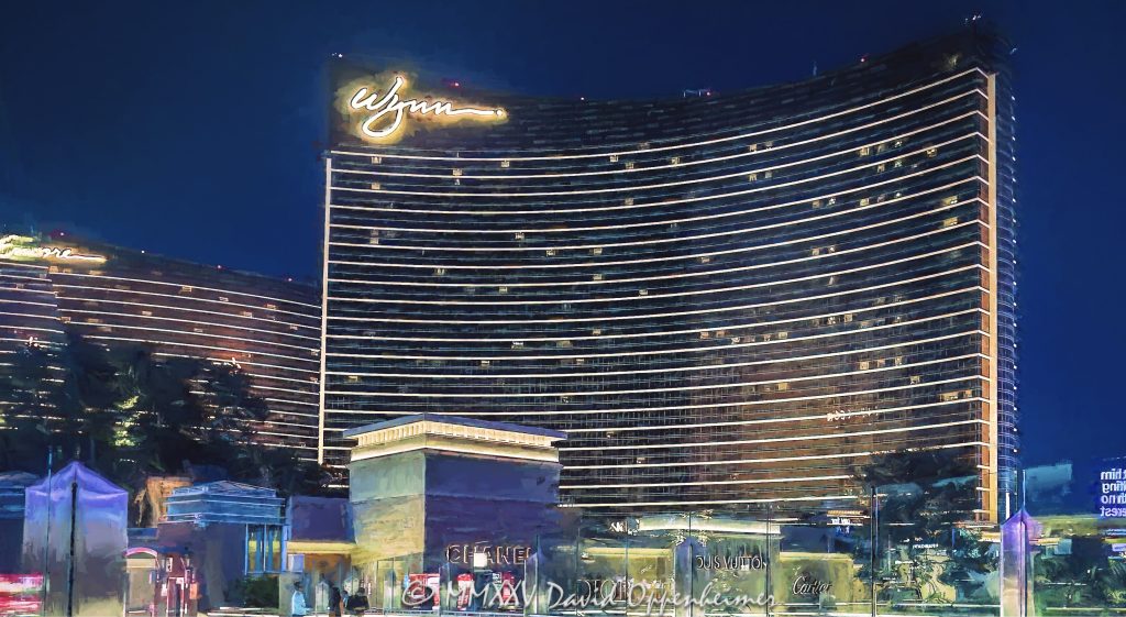 Wynn and Encore Las Vegas Resort and Casino at Night Wynn and Encore Las Vegas resort and casino lights at night in Las Vegas, Nevada - © 2025 David Oppenheimer - Performance Impressions photography archives - https://performanceimpressions.com Wynn, Encore, Encore Las Vegas, Encore Resort, Encore Casino, Encore Vegas, Encore at Wynn, Wynn Las Vegas, Wynn Vegas, Wynn Resort, Wynn Casino, Wynn Resorts, 3131 Las Vegas Blvd S, 89109, hotel, casino, resort, building, architecture, shops, shopping, bridge, night, lights, city lights, WYNN, WYNN stock, five star, luxury, Louis Vuitton, CHANEL, Dior, Cartier, Fashion Show Mall Bridge to Wynn, Fashion Show Mall Bridge, Las Vegas, Vegas, Las Vegas at night, Las Vegas city lights, Las Vegas Strip, Las Vegas Strip architecture, Las Vegas night photography, night photo, nighttime, cityscape, urban photography, mall, Fashion Show, vacation, escape, dream, art, fine art, artwork, painting, resort architecture, casino lights, neon lights, modern architecture, urban, casinos, facade, urban design, design, skyline, Nevada, Nevada photography, colorful, United States, horizontal, color, 1-14977862771
