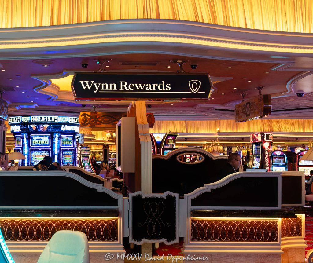 Wynn Rewards Desk on the Casino Floor at Wynn Las Vegas