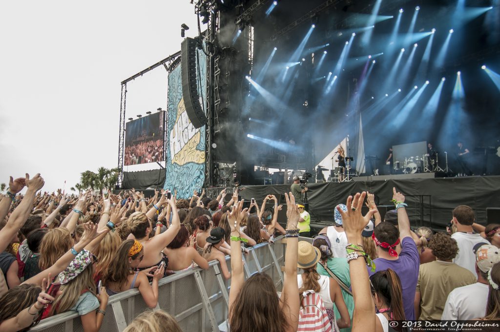 Yeah Yeah Yeahs and Festival Crowd