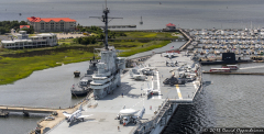 Charleston Harbor Resort & Marina and Fish House and USS Yorktow